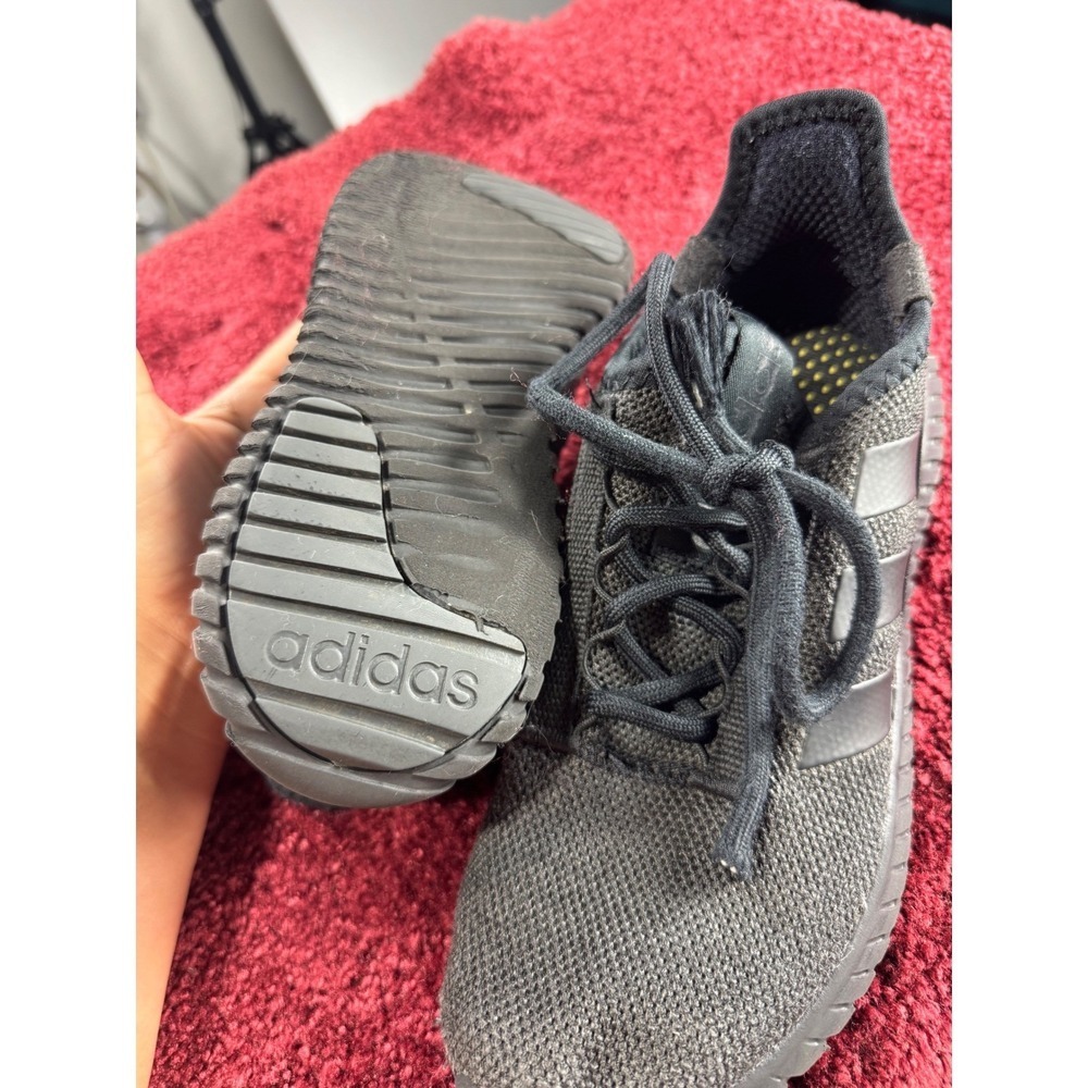 Adidas Running Shoes Lightweight Athletic Sneakers Black Size 7.5 - Picture 10 of 11